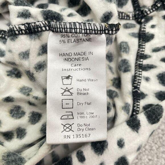 Motel Leopard Unitard Romper Womens Small Brown Black Animal Sleeveless Backless - Picture 4 of 10